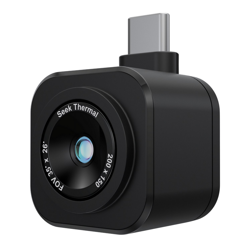 Seek Thermal Nano 200 Thermal Camera for Apple iOS with USB-C Connector, 200x150 Thermal Imager, 25hz (iPhone 15, 16)