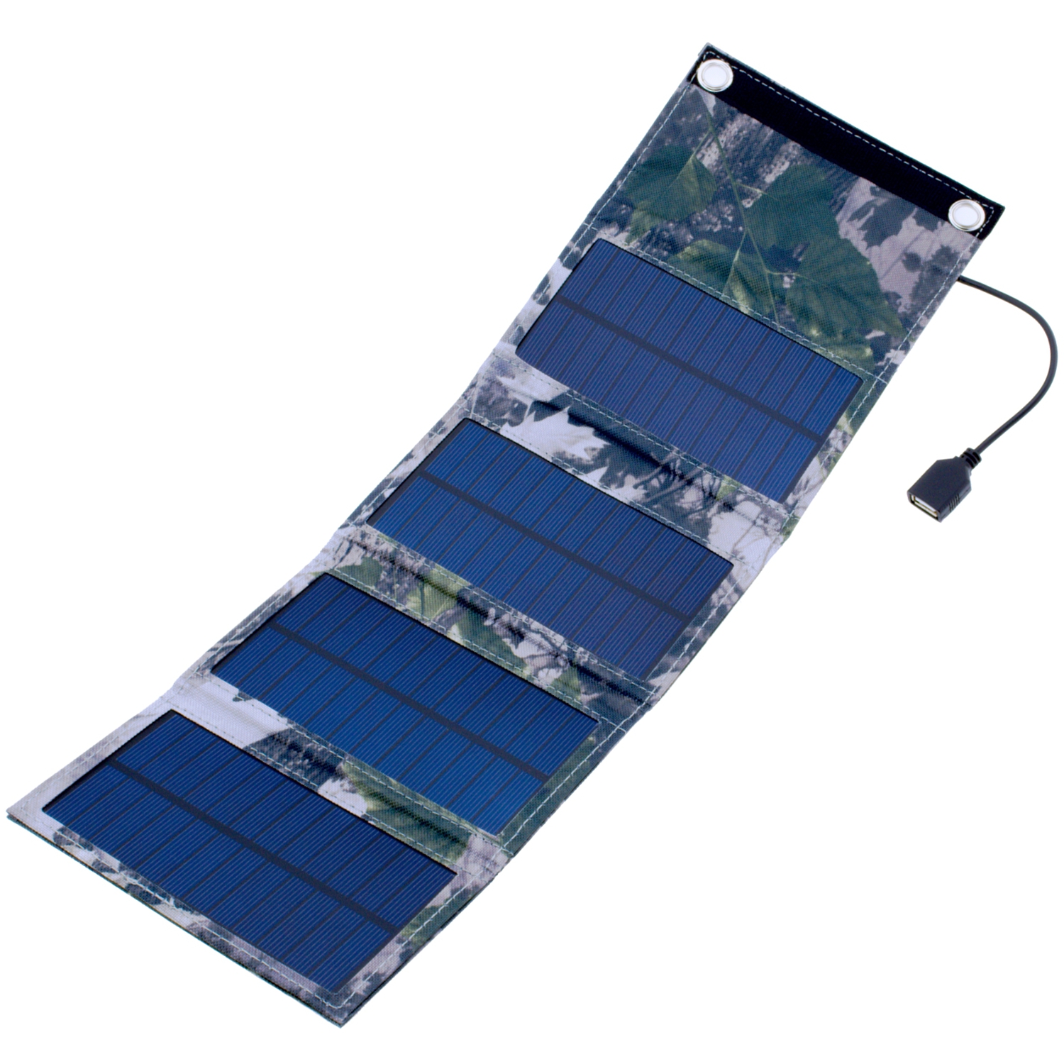 Solar panel 6 W, Output USB 5 V/1,2 A, monocrystalline