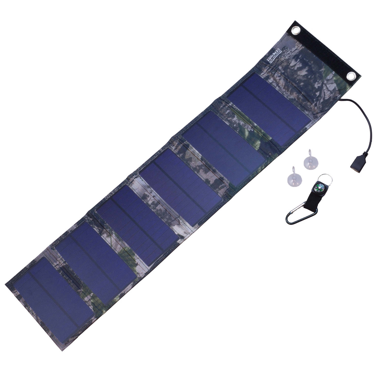 Solar panel 9 W, Output USB 5 V/1,8 A, monocrystalline