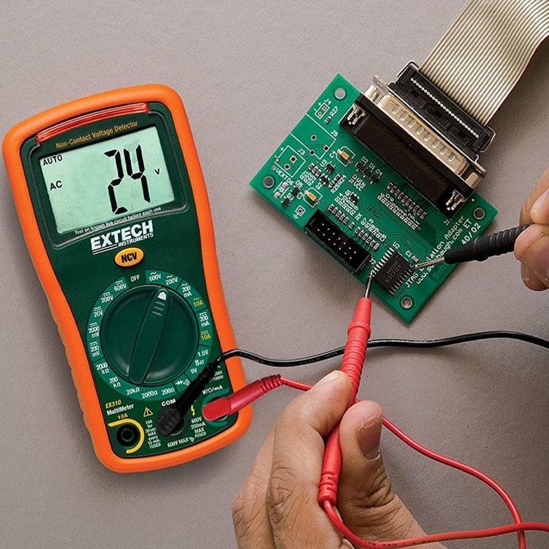 Kompaktowy multimetr z bezkontaktowym testerem napięcia , EX310 ...