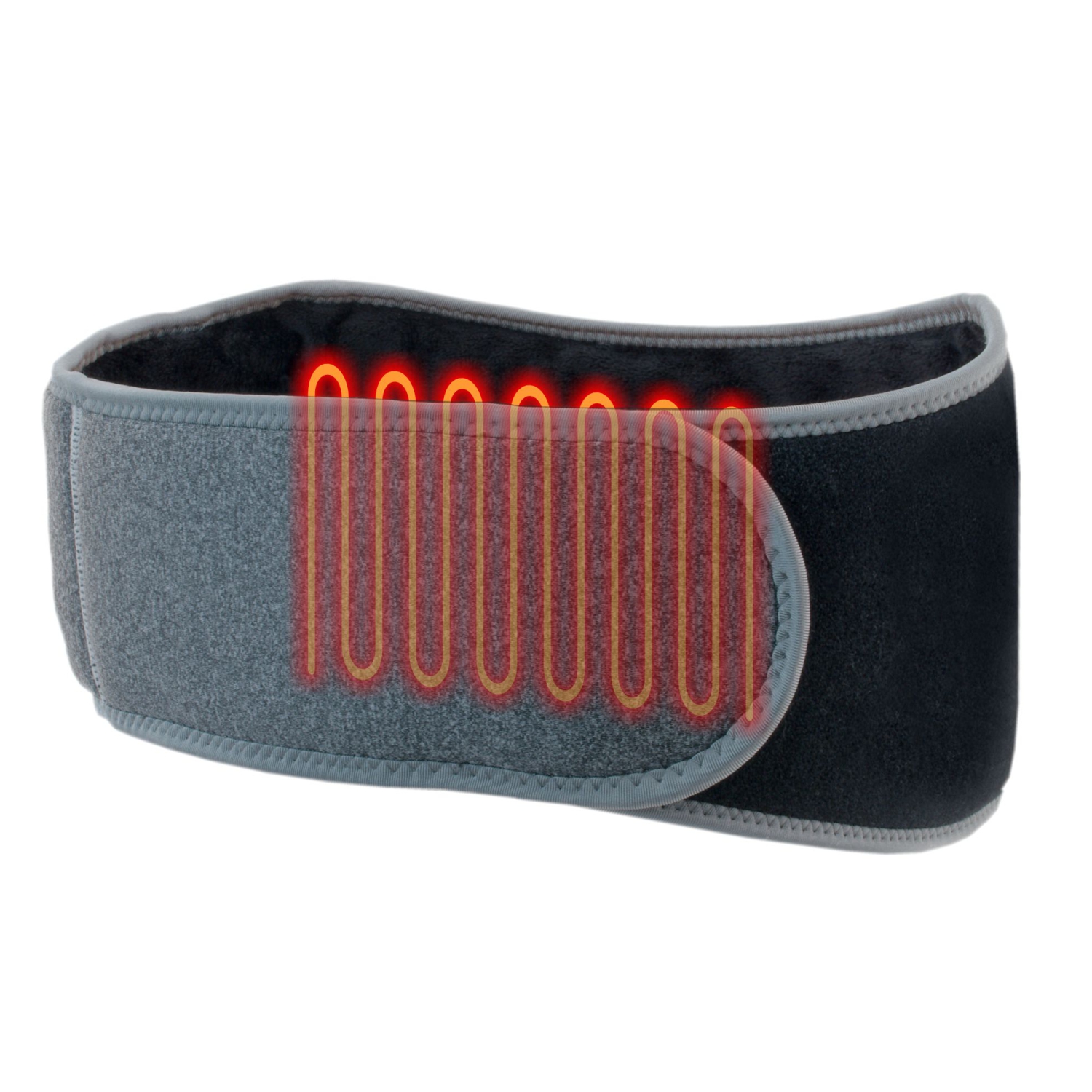 Oppvarmet universalbelte Glovii med USB-inngang, Flexwarm, 5 W, 70-140 cm