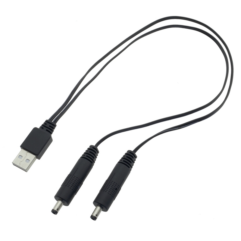 USB-opladning kabel til handsker, tøfler og hætte