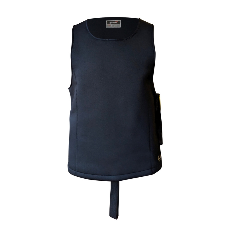 Glovii waterproof heated vest, 32 W, 100 m depth, battery included