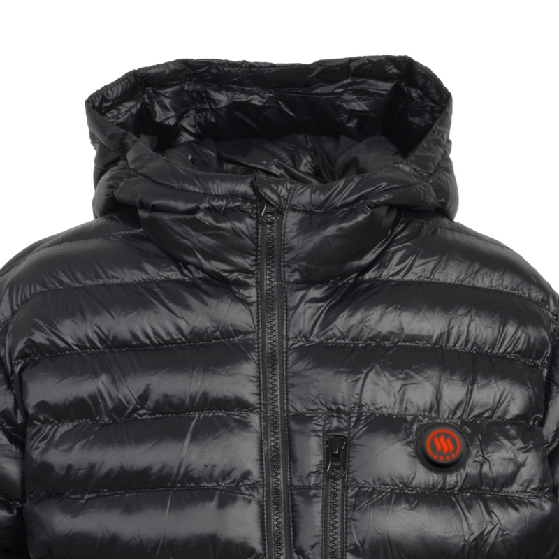 Glovii heated jacket for men black, carbon fibre, 10 W, 5200 mAh battery