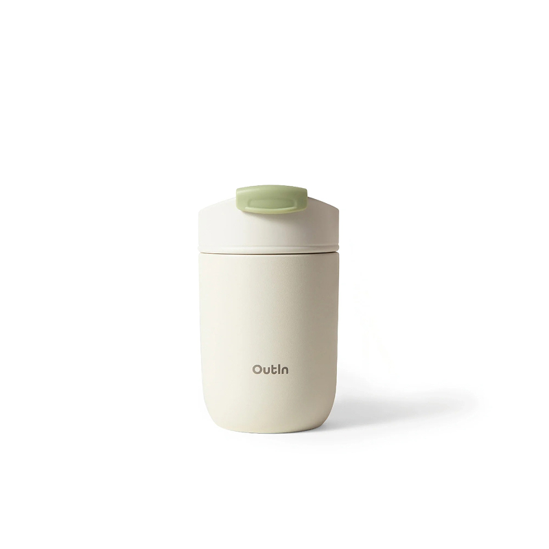 OutIn Sand White Travel Tumbler
